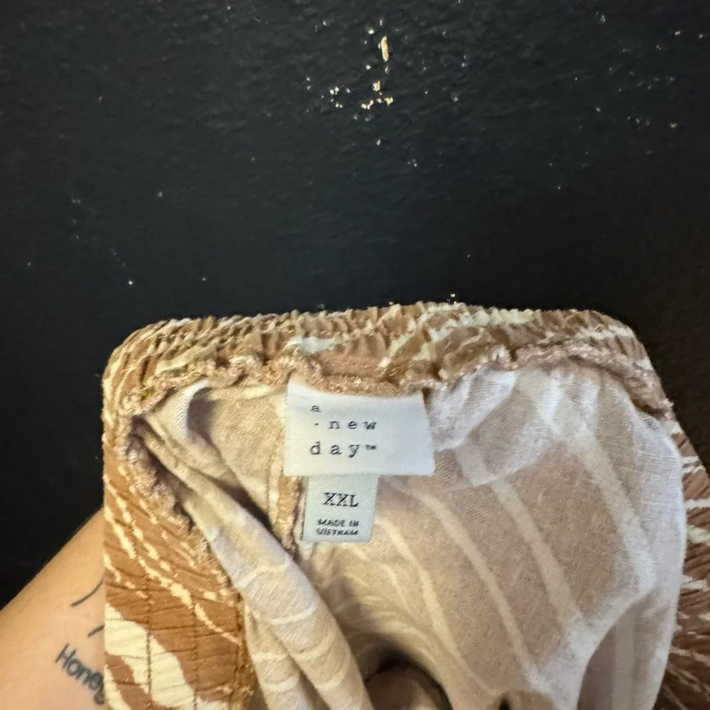 a new day Brown and Cream Zebra Patterned Pants Size XXL - Picture 4 of 4